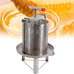 Mesh Honey Wax Press Beekeeping Presser Manual Tool Stainless Steel Home Silver - Picture 1 of 11