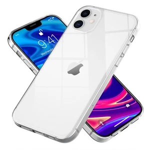 Funda de móvil transparente para iPhone 12 mini, Slim Case Clear Cover funda protectora - Imagen 1 de 7