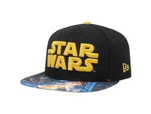 New Era 9Fifty Star Wars A New Hope Black Printed Visor Snapback Adult Hat Cap - Picture 1 of 5