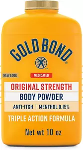 Medicated Original Strength Body Powder, 10 Oz., Talc-Free, Anti-Itch, Absorb... - Picture 1 of 11