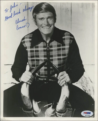 CHUCK CONNORS - INSCRIBED PHOTOGRAPH SIGNED Cover