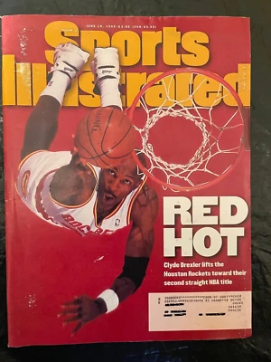 Sports Illustrated - 19 de junio de 1995 - Clyde Drexler - Houston Rockets - NBA Foto 1 de 3