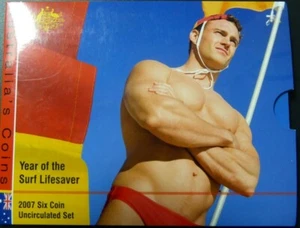 2007 Australian RAM Mint Coin Set Cover LIFE SAVERS no coins - Picture 1 of 1
