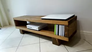 TV Stand/TV Unit/Solid Rustic Handmade TV stand/Entertainment Stand/TV Cabinet - Picture 1 of 4