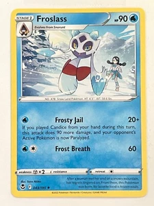 Froslass 043/195 Non Holo Rare Silver Tempest Pokemon - Pack Fresh Near Mint NM - Picture 1 of 4