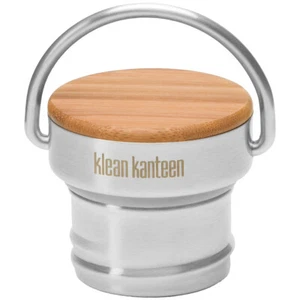Klean Kanteen Stainless Unibody Bamboo Cap Kantine Flasche Brushed Stainless - Bild 1 von 1