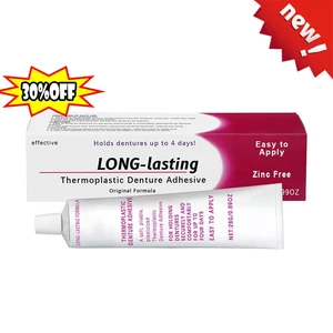 Adhesivo termoplástico para dentaduras postizas 1 oz ~ impermeable y sin zinc VENTA CALIENTE- - Imagen 1 de 16