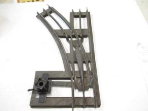 LIONEL PRE-WAR - STANDARD GAUGE LEFT HAND MANUAL SWITCH TRACK- FAIR -W23 - Picture 1 of 2