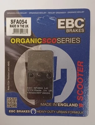 EBC Organische REAR Scheibenbremsbeläge Passt Für LEXMOTO MX125 (2015 Bis 2018) - Bild 1 von 4