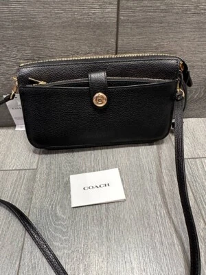 Bolso Bandolera Bolso sin asas COACH Bella Pop-Up Negro Foto 1 de 4