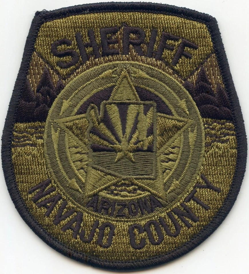 NAVAJO COUNTY ARIZONA subdued green SHERIFF POLICE PATCH - Image 1 of 1