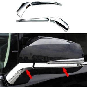 Chrome Rearview Mirror Side Molding Cover Trim Fit for Toyota New RAV4 2019-2023 - Foto 1 di 11
