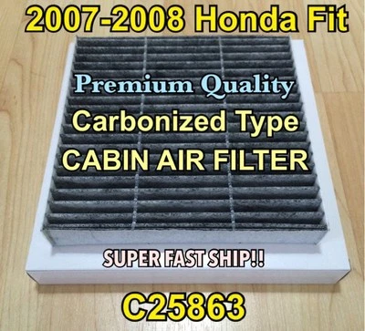 FILTRO DE AIRE CABINA CARBONIZADO para FR-S Subaru BRZ Toyota 86 y Honda Fit 07-08 Foto 1 de 4