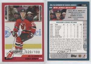 2003-04 Topps Traded Red /100 Aleksander Suglobov #TT123 Rookie RC