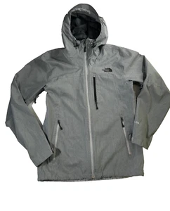 THE NORTH FACE Gray DryVent Waterproof Windproof Hooded Rain Jacket Size S/P - Picture 1 of 4