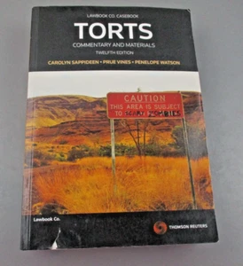Torts: Commentary and Materials - Prue Vines, Carolyn Sappideen, Penelope Watson - Bild 1 von 6