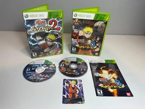 Naruto Ninja Storm Games Bundle for Xbox 360 CIB w Trading Card - Picture 1 of 7