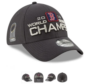 Authentic 2018 Boston Red Sox World Series Champions New Era Flex Fit Cap / Hat - Picture 1 of 3