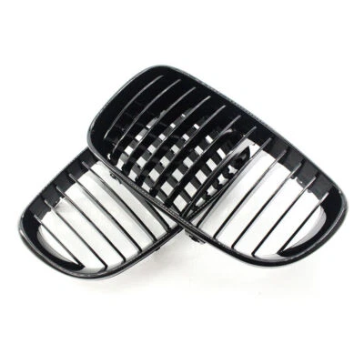 Gloss Black Front Grille Grill for BMW E81 E82 E87 E88 1-Series 120i 128i 08-11 - Image 1 of 4