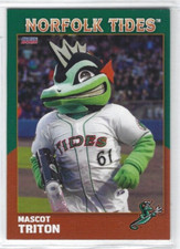 2022 Norfolk Tides (Triple-A Baltimore Orioles) Triton (mascot)