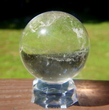 Lemurian Quartz Sphere / Crystal Ball with Veils