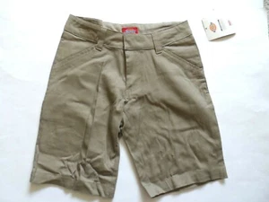 Dickies Girls Shorts - Color - Khaki, Size: 12, 14 MSRP $27 () - Picture 1 of 4