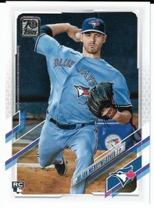 2021 Topps #581 Julian Merryweather RC Toronto Blue Jays