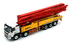 Camión bomba de hormigón SANY 1/50 62 m colección de modelos diecast de juguete - Imagen 1 de 7