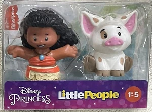 Nuevo Fisher Price Little People Disney Princesa Moana con Cerdo Mascota Juguete Pua - Imagen 1 de 3