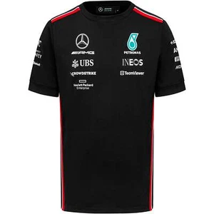 Mercedes AMG Petronas F1 2023 Men's Driver T-Shirt - Black/White - Picture 1 of 18