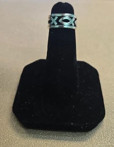 James Avery 925 Sterling Silver Ichthus Eternity Fish Band Ring Size 4.75 - Picture 1 of 2