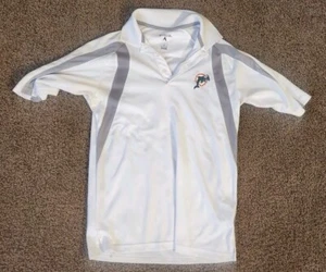 Men's Miami Dolphins Wicking Polo Size Small - Picture 1 of 4