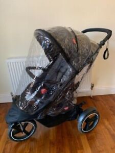 PHIL AND TEDS DASH BUGGY V2  DOUBLE RAINCOVER=