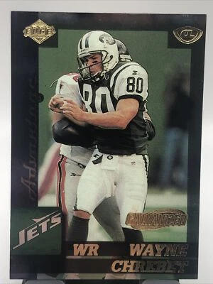 1999 Collector's Edge Advantage Galvanized /500 Wayne Chrebet #107 New York Jets - Image 1 of 4