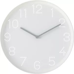 IKEA TROMMA 25CM WHITE WALL CLOCK LOW POWER - Picture 1 of 3