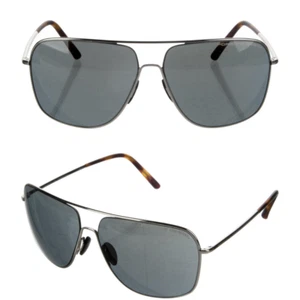 Porsche Design - P'8607-D Sunglasses Rectangle Aviator 63-13-140 - Picture 1 of 8