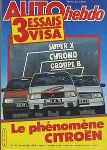 AUTO HEBDO n°313 16/04/1982 VISA GrB, CHRONO, SUPER X SAFARI RALLY - Imagen 1 de 1