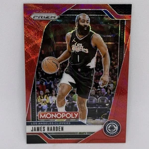 2024-25 Panini Prizm Monopoly Red Wave Prizm #20 JAMES HARDEN SP Parallel 🚀 - Picture 1 of 2