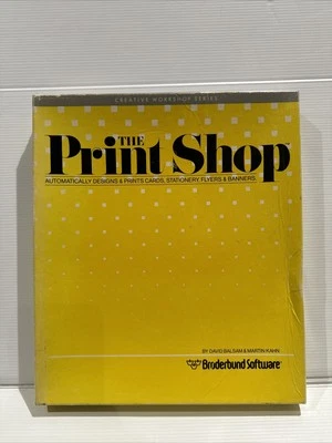 The Print Shop Broderbund Print Shop Manuals, Paper, Envelopes No Floppy Mac - Image 1 of 4