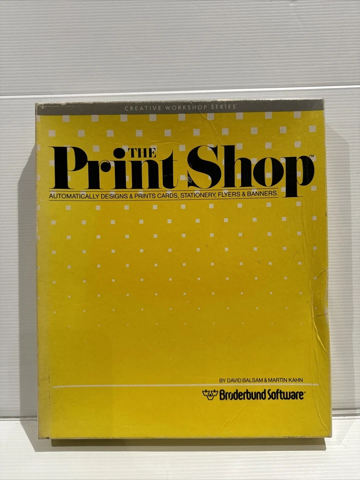 The Print Shop Broderbund Print Shop Manuals, Paper, Envelopes No Floppy Mac - Image 1 of 4
