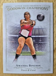 Amanda Bingson | Goodwin Champions 2016 Upper Deck #28 Atletismo - Imagen 1 de 2