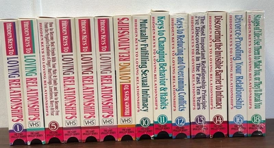Lot of 14 Hidden Keys to Loving Relationships Vol 1, 3, 5-14, 16, 18 VHS - Image 1 of 4