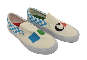 VANS SIZE 6.5 MENS 8 WOMENS  MUSEUM OF CONTEMPORARY CLASSIC SLIP ON MOCA NIB - Picture 1 of 12