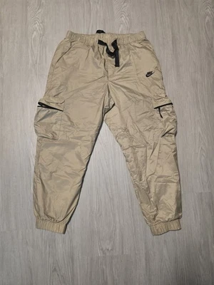 $125 Nike Lab Tech Woven Lined Pants FB7911-247 Men’s Size L Tan Black Cargo - Image 1 of 3