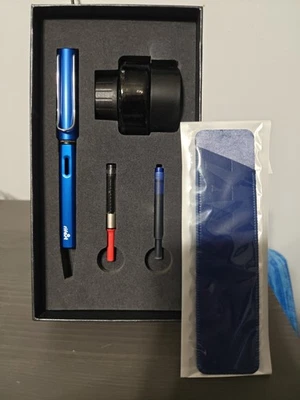 Pluma Estilográfica Lamy con Rellenos de Tinta, Estuche en Embalaje Original Foto 1 de 4