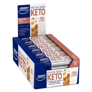 Enervit Protein Snack Keto Salted Nuts 70% di Zuccheri Ricco in Proteine Per il - Foto 1 di 4