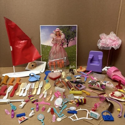 Gran Lote De 200+ Ropa Y Accesorios Barbie Vintage Años 70’s, 80s Foto 1 de 4