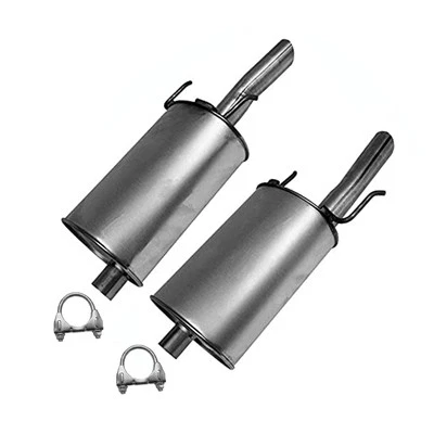 Par de silenciadores de escape de ajuste directo para: Chevrolet Monte Carlo 2000-2005 3,8 L Foto 1 de 4