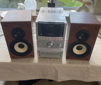 Sony CMT-SPZ90DB Stereo System DAB Radio + Speakers No Remote Tested Working - Image 1 of 4