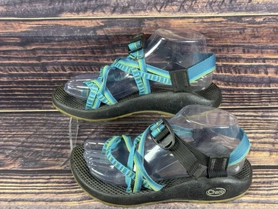 Sandalias Chaco para mujer talla 7 Yampa River Vibram azul verde con tiras zapatos deportivos Foto 1 de 4